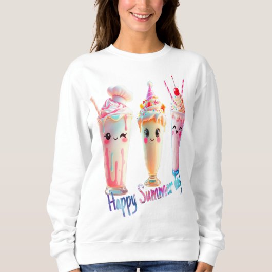 Happy Summer Day Sweatshirt (Vorderseite)