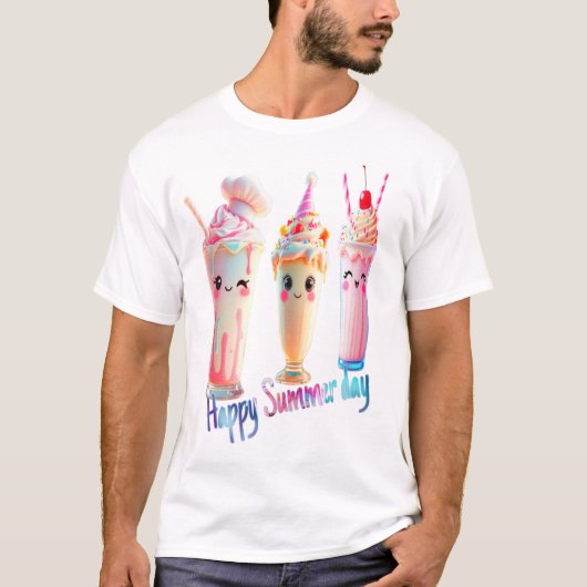Happy Summer Day T-Shirt (Vorderseite)