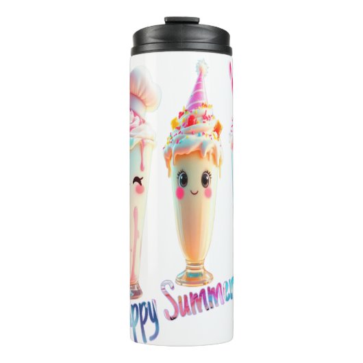 Happy Summer Day Thermosbecher (Vorderseite)