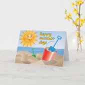 Happy Summer Days Karte (Gelbe Blume)