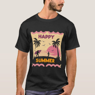 Happy Summer - Einzigartiges und trendy T - Shirt 