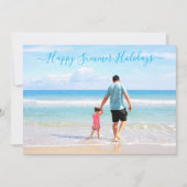 Happy Summer Holidays Card Benutzerdefiniertes Fot (Vorderseite)