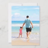 Happy Summer Holidays Card Benutzerdefiniertes Fot (Rückseite)