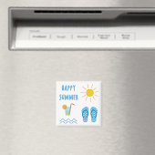 Happy Summer Magnet (In Situ (Geschirrspüler))
