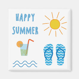 Happy Summer Magnet