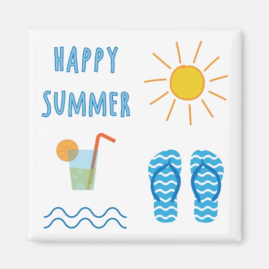 Happy Summer Magnet (Vorne)