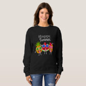 Happy Summer Niedlich Fruits - Ananas Watermelon C Sweatshirt (Vorne ganz)