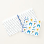 Happy Summer Pattern Notebook Notizblock (Innenseite)