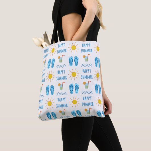 Happy Summer Pattern Tote Bag Tasche (Von Nahem)