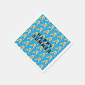 Happy Summer Regenbogen Flip Flops Serviette (Ecke)