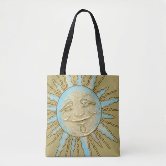Happy Summer Smiling Sun Artwork | Tasche (Vorderseite)