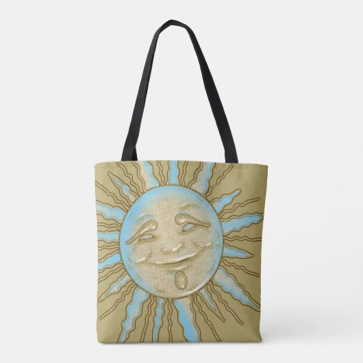 Happy Summer Smiling Sun Artwork | Tasche (Rückseite)