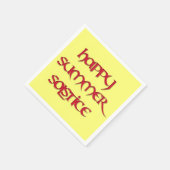 Happy Summer Solstice Cocktail Napkins (Standard) Serviette (Ecke)