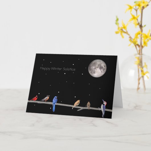 Happy Summer Solstice Karte (Gelbe Blume)