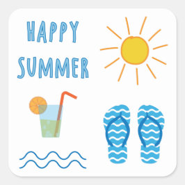 Happy Summer Sticker