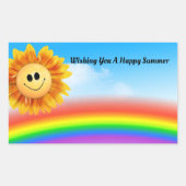 Happy Summer Sun Sticker (Vorderseite)