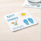 Happy Summer Untersetzer (angewinkelt)