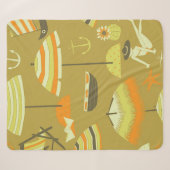 Happy Summertime Seamless Pattern Sherpadecke (Vorderseite (Horizontal))