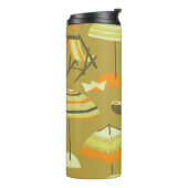 Happy Summertime Seamless Pattern Thermosbecher (Nach links gedreht)