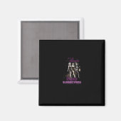 Happy Summerween Ghoul Girl Squad Magnet (Vorderseite/Rückseite)