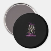 Happy Summerween Ghoul Girl Squad Magnet (Vorderseite/Rückseite)