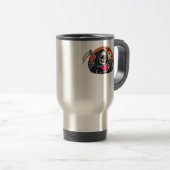 Happy Summerween Grim Sensenmann Watermelon Summer Reisebecher (VorderseiteRechts)