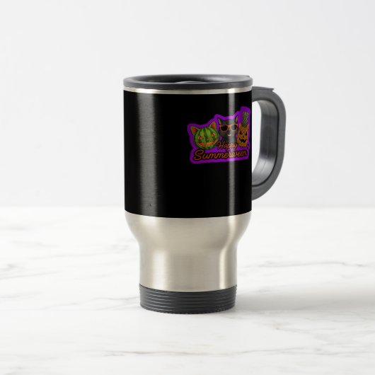 Happy Summerween! Klassisch Reisebecher (VorderseiteRechts)