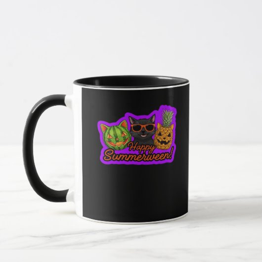 Happy Summerween! Klassisch Tasse (Links)