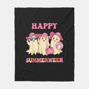 Happy Summerween Sommer Halloween Kostüme Ghost L Fleecedecke