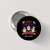 Happy Summerween Spooky Summer Ghost Button (Vorne & Hinten)