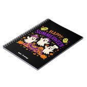 Happy Summerween Spooky Summer Ghost Notizblock (Linke Seite)