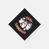 Happy Summerween Summer Halloween Funny Serviette (Ecke)