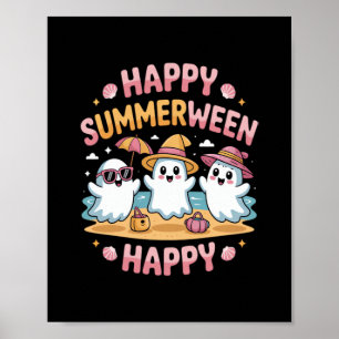 Happy Summerween Summer Halloween Meme Poster