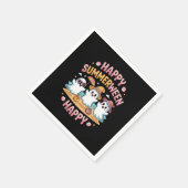 Happy Summerween Summer Halloween Meme Serviette (Ecke)