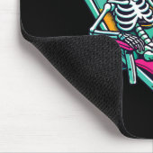 Happy Summerween Summer Halloween Skeleton Mousepad (Ecke)