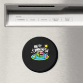 Happy Summerween Summer Watermelon Jack-O-Lantern Magnet (In Situ (Geschirrspüler))