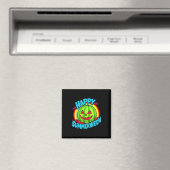 Happy Summerween Summer Watermelon Jack-o-lantern Magnet (In Situ (Geschirrspüler))