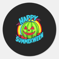 Happy Summerween Summer Watermelon Jack-o-lantern