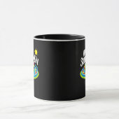Happy Summerween Summer Watermelon Jack-O-Lantern Tasse (Zentrum)