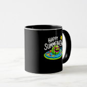 Happy Summerween Summer Watermelon Jack-O-Lantern Tasse (VorderseiteRechts)