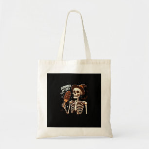 Happy Summerween Vibes Skeleton IceCream Summer Ha Tragetasche