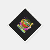 Happy Summerween Watermelon Kürbislaterne Summer Serviette (Ecke)