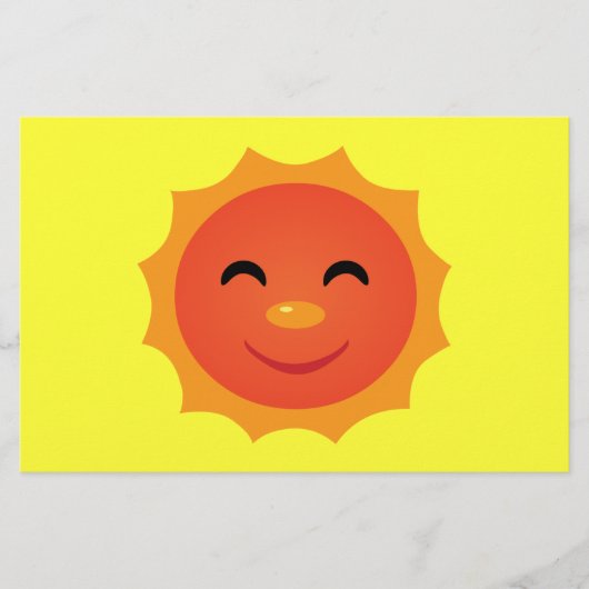 Happy Sun Briefpapier (Vorderseite)