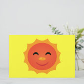Happy Sun Briefpapier (Stehend Vorderseite)