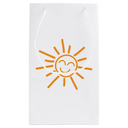Happy Sun Geschenktasche Kleine Geschenktüte (Rückseite)