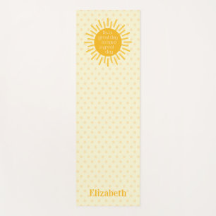 Happy Sun Great Day Morning Stretching Yogamatte