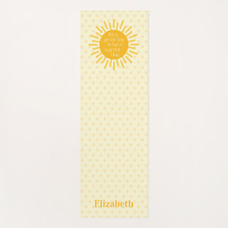 Happy Sun Great Day Morning Stretching Yogamatte