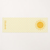 Happy Sun Great Day Morning Stretching Yogamatte (Vorderseite (Horizontal))