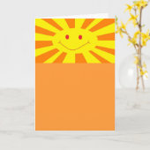 Happy Sun Karte (Gelbe Blume)
