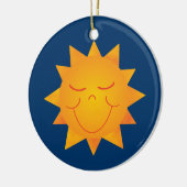 Happy Sun Keramik Ornament (Links)